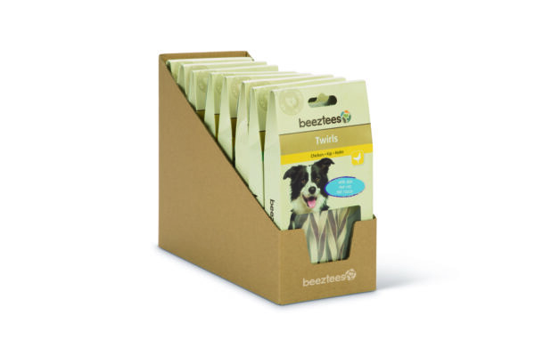 Beeztees närimispulgad koerale 70g twirls