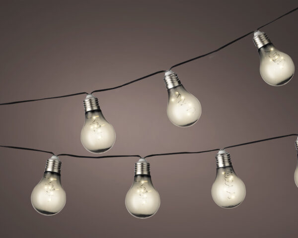 Valguskett Solar 10x5LED 4,5m soe valge