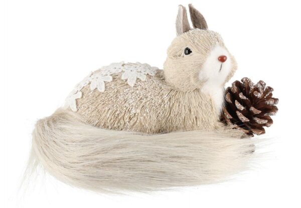 Orav lamav, käbiga 23x13x h12cm helepruun