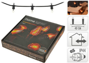 Valguskett leegiefektiga 3,6m 10lampi IP44