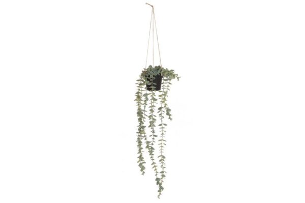 Kunstlill eukalüpt rippuv potis 56cm