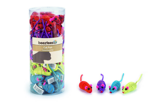 Beeztees mänguhiir kassile 60tk/5cm glammy