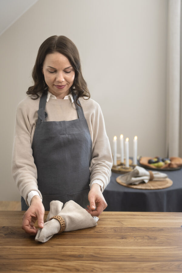 Põll Pellava 75x90cm hall