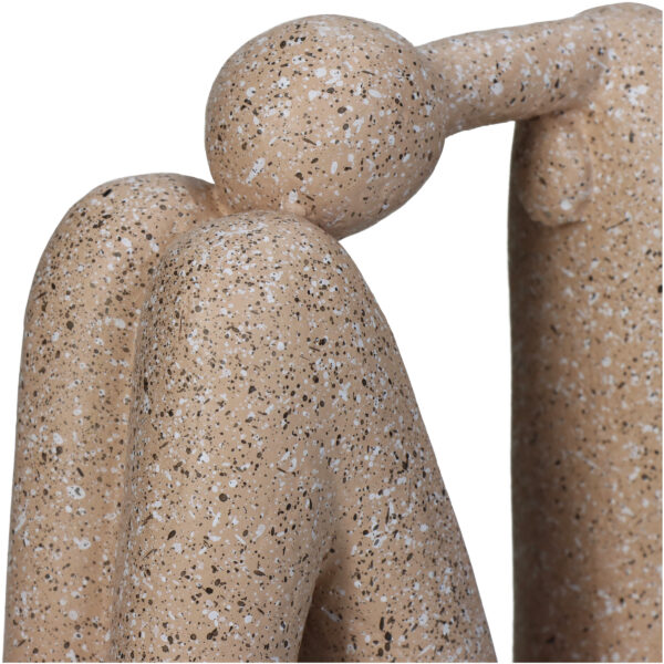 Deko kuju inimene 14x6x20cm beez