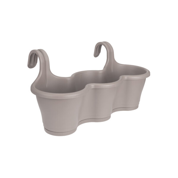 Rõdupott äärele Corsica Trio 53x27cm taupe