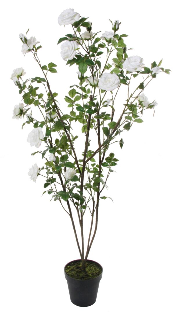 Kunsttaim roosipõõsas potis 170cm valge