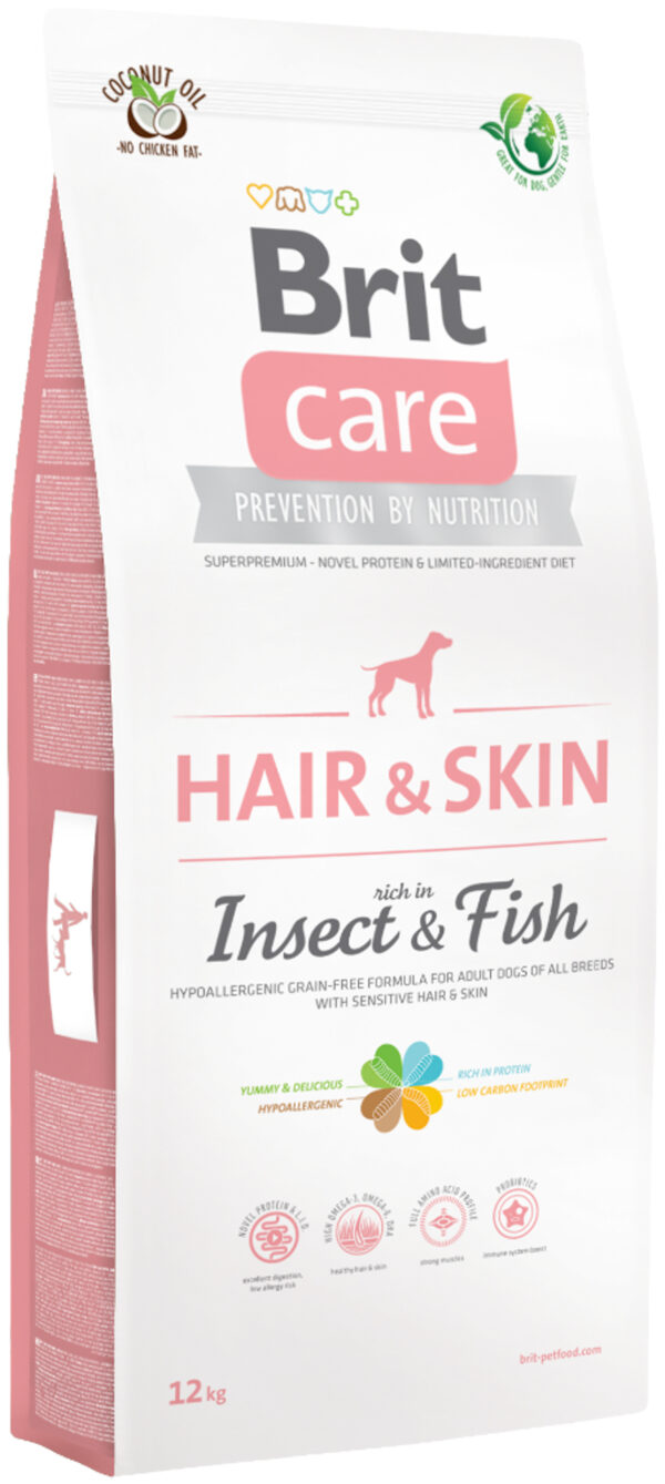 Brit Care Dog Hair&Skin Insect&Fish 12kg