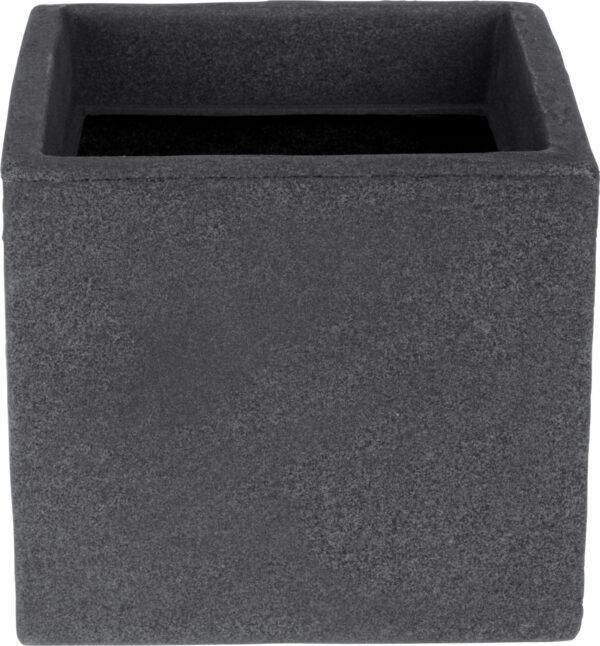 Õuepott Kubus 20cm tumehall