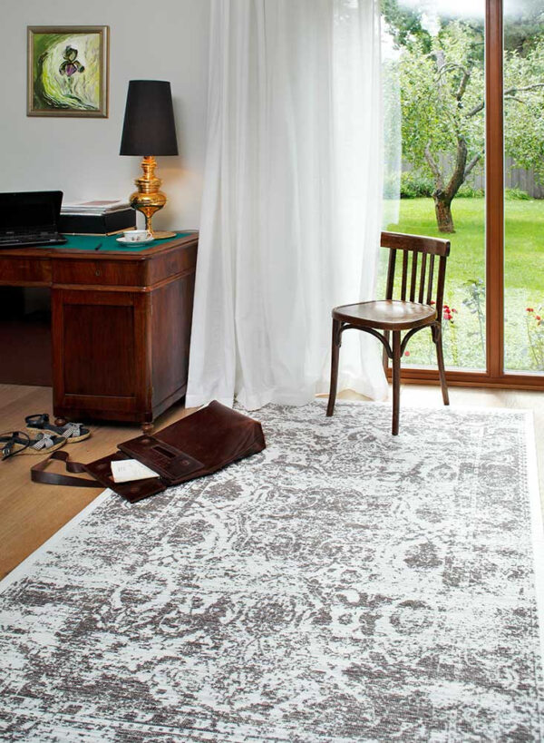 Kahepoolne vaip Narma Palmse valge 140x200cm