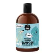 Šampoon pikakarvalistele Koon Organic kookosõli-piparmündi 300ml