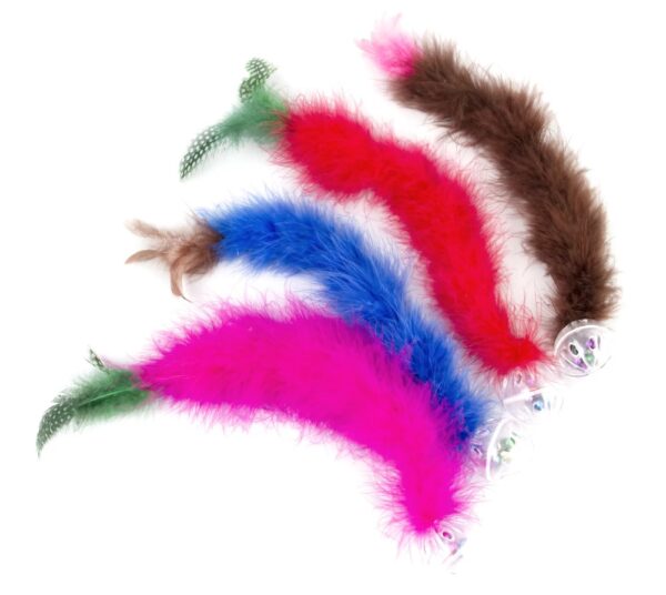 Mänguasi kassile Chase sulgedega mix