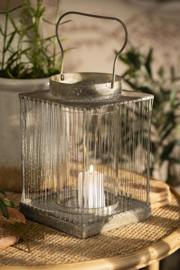 Latern 15x15x h23cm hall