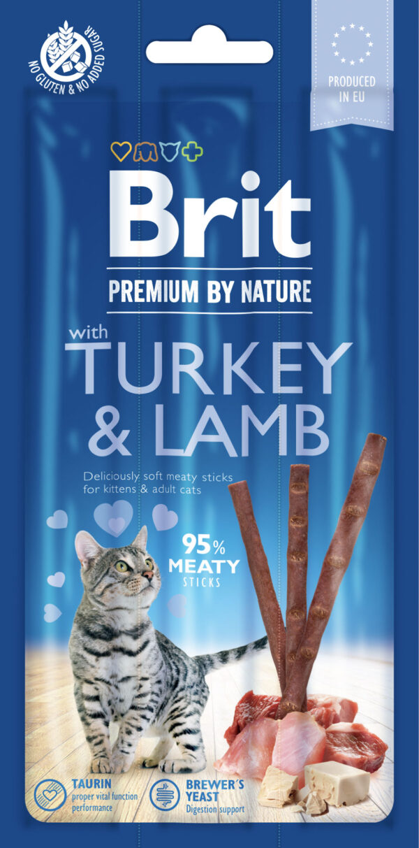 Brit Premium Cat Snack Turkey 3tk