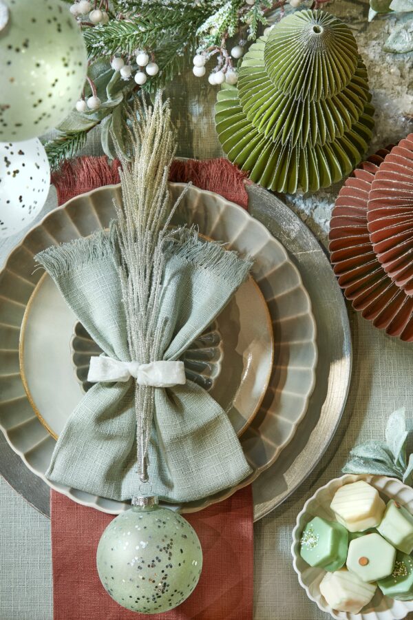 Salvrätik Xavie 40x40cm roheline 4tk/pk