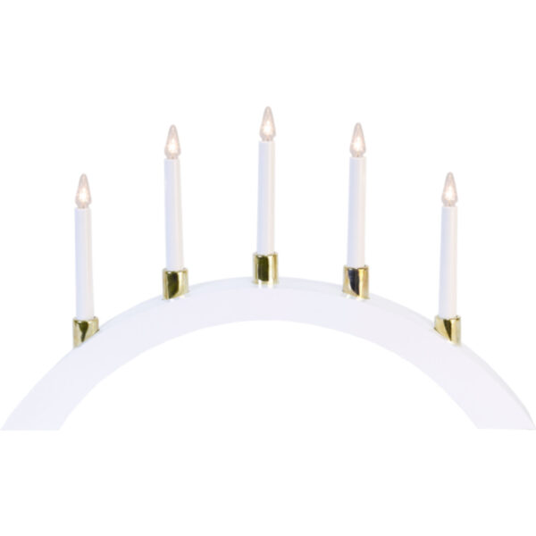 Advendiküünal Halla 5LED h33x55cm valge