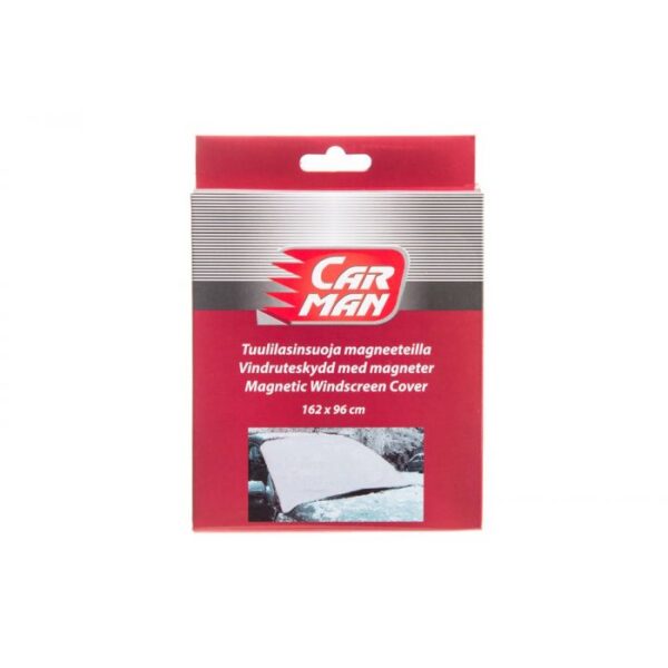 Tuuleklaasikaitse magnetiga hõbedane 162x 96cm