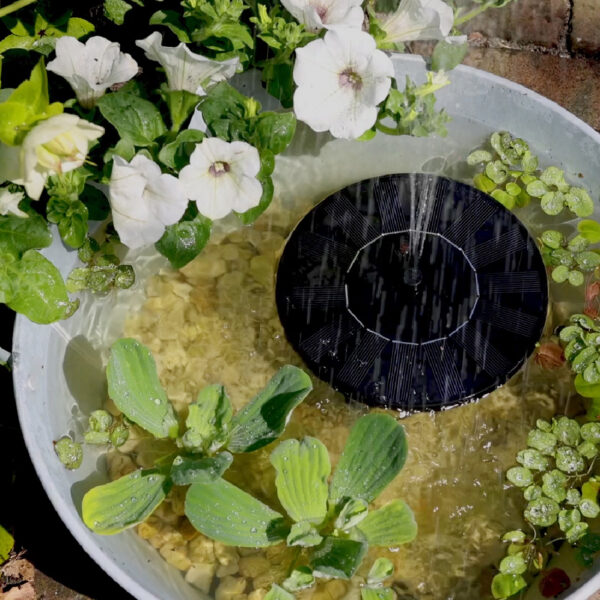 Purskkaev ümmargune Solar d16x h3,5cm must