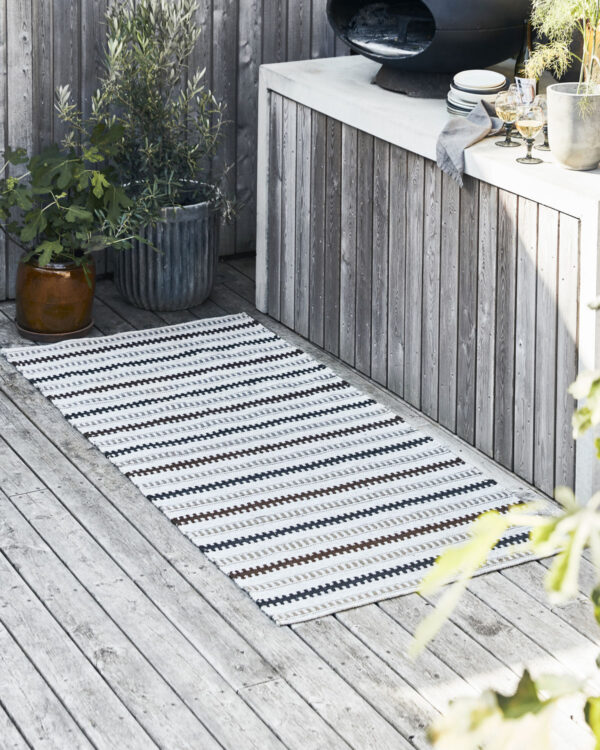 Vaip Terra 90x 200cm triibuline, helehall