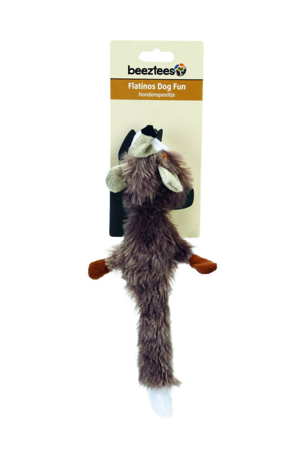 Beeztees koeramänguasi 30cm plüüsist rebane hall