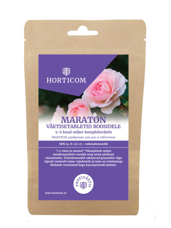 MARATON väetisetabletid roosile Horticom 15tk