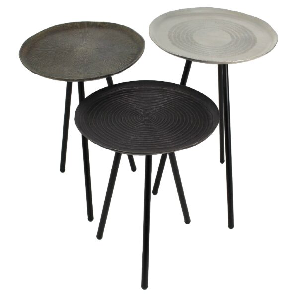 Abilaud Metal 41x41x51cm hõbedane