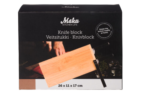 MAKU nugade hoidja 26x11x17cm bambusest