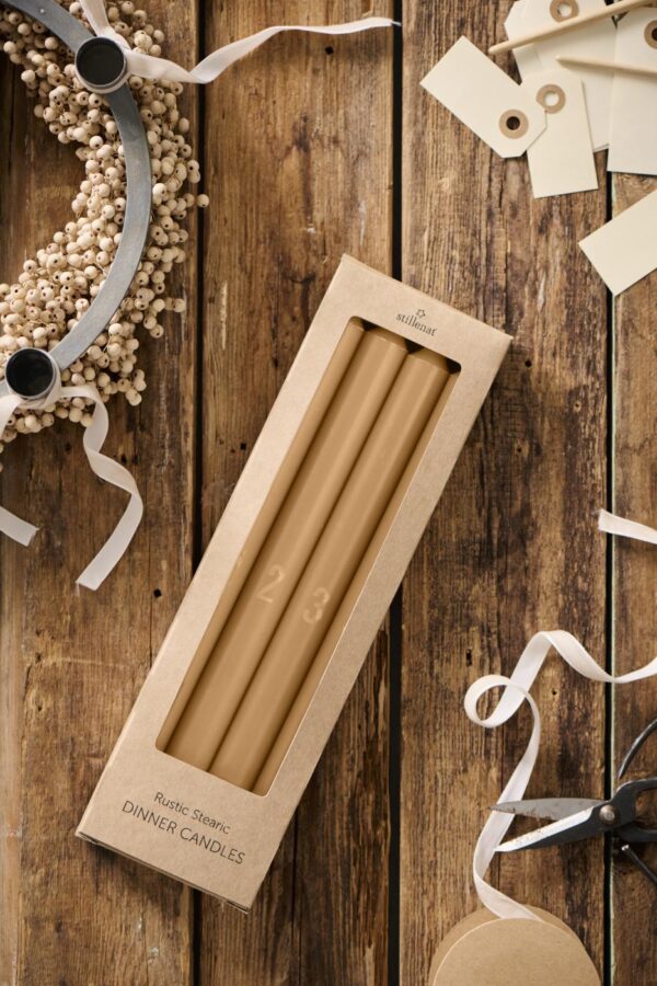 Advendiküünlad 4tk/pk kuldne d2,2x h29cm