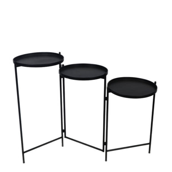 Abilaud kokkupandav 113,5x35x78cm must