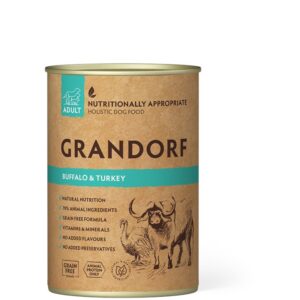 Grandorf konserv koertele pühvel ja kalkun,  400g