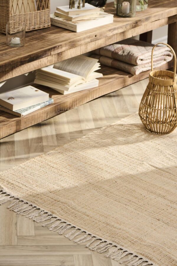 Vaip 170x200cm jute+puuvill pruun
