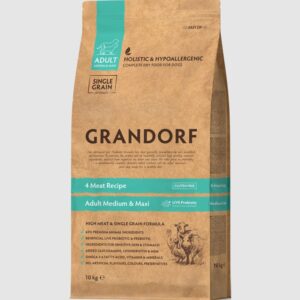 GD Dog – 4 Meat Adult Medium & Maxi Breed 10kg