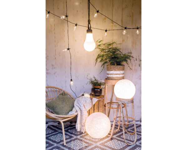 Aiavalgusti pall d40cm valge IP65