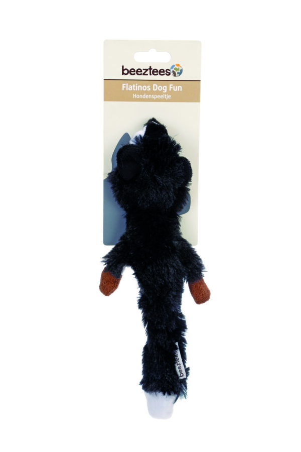 Beeztees koeramänguasi 30cm plüüsist rebane must