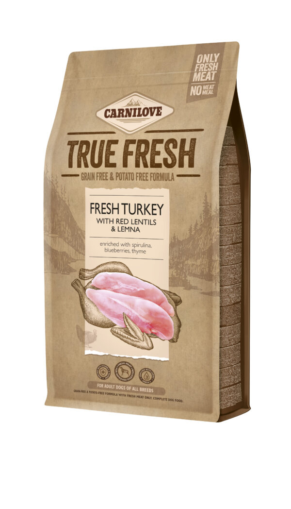 Carnilove kuivtoit True Fresh kalkuniga täiskasvanud koertele, 1,4kg