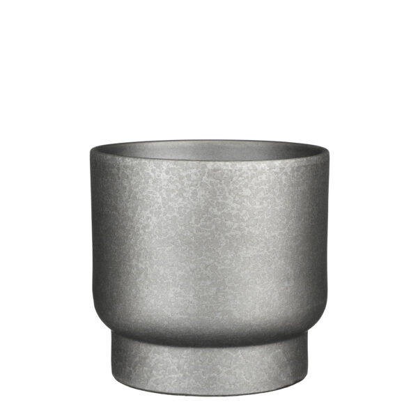 Lillepott Sintra d26x h23cm hõbedane