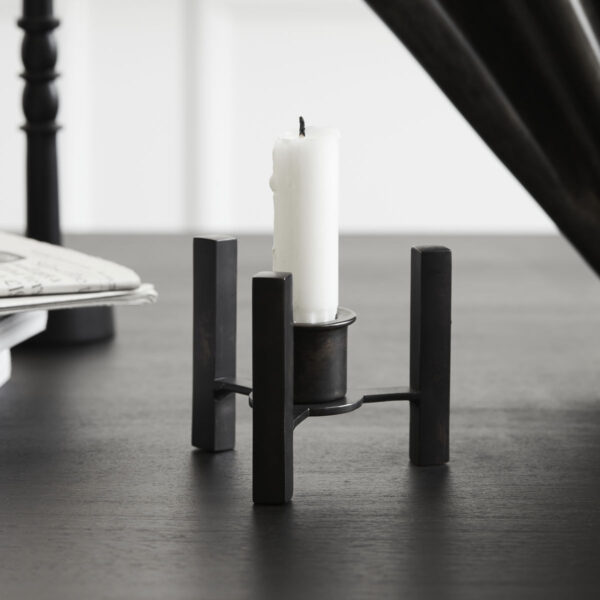 Küünlahoidja Bejo antiik pruun 8x10cm