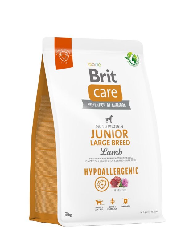 Brit Care Hypoallergenic kuivtoit suurt tõugu kutsikatele lambalihaga, 3kg