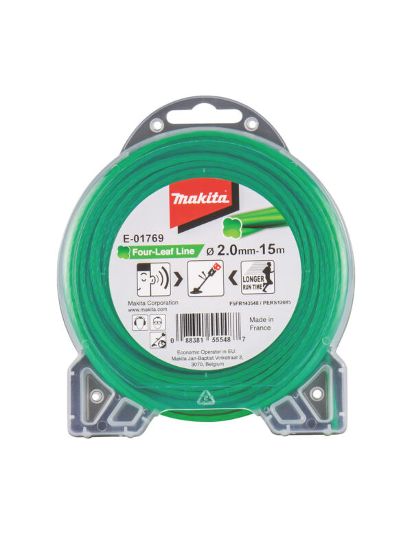 Trimmerijõhv 2,0MM X 15M; ristikheina kujulise lõikepinnaga