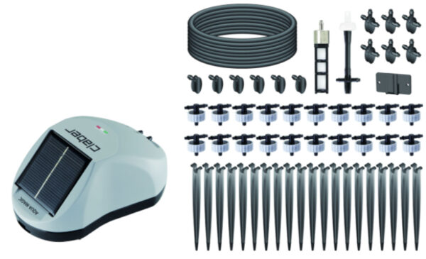 Claber tilkkastmiskomplekt päikesepatareil töötava pumbaga Aqua-Magic