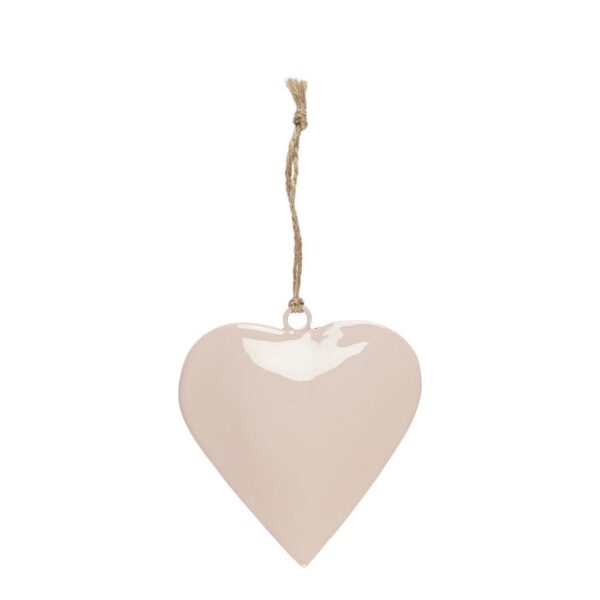 Deko. Süda h8 cm metall riputatav