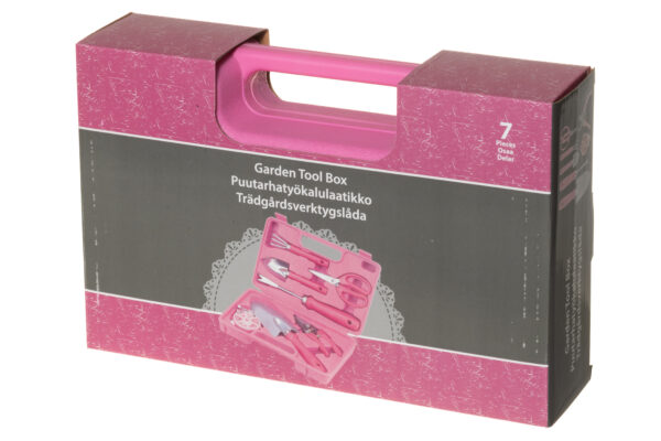 Aiatööriistade komplekt roosa 7-osaline