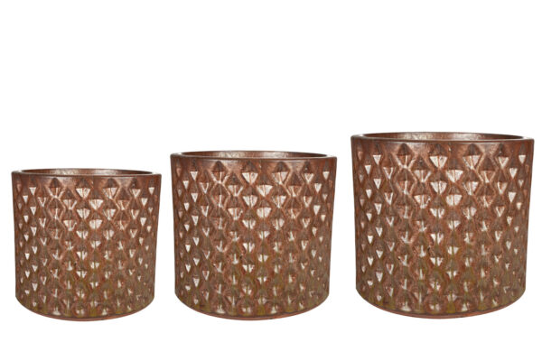 Õuepott Dion d29xh25cm pronks