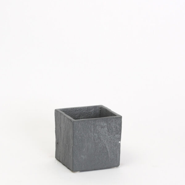 Lillepott Slate 9,5x9,5xh9,5cm hall