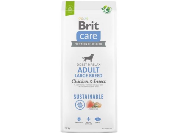 Brit Care koeratoit SS Adult Large Breed Chicken&Insect 12kg