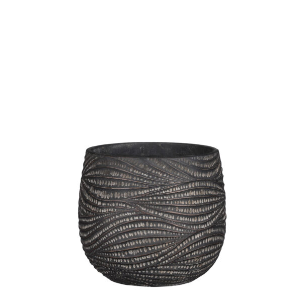 Lillepott Hendrick h17xd19cm pruun