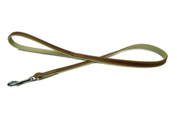 Beeztees jalutusrihm koerale 100cm x18mm nahast pruun