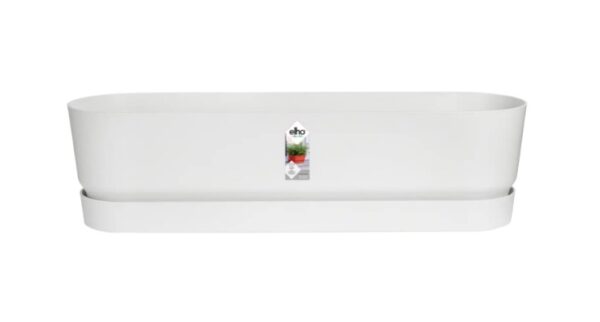 Õuepott Greenville trough long 70cm valge