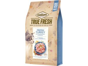 Carnilove True Fresh kuivtoit kassidele kalkunilihaga, 4,8kg