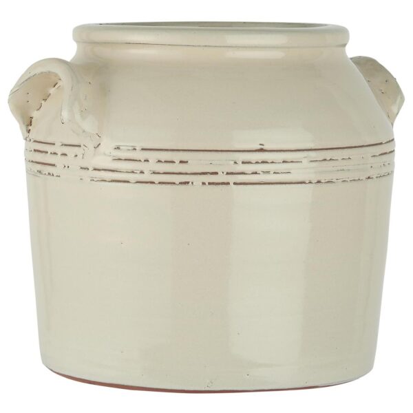 Lillepott Ø20x h20cm beež