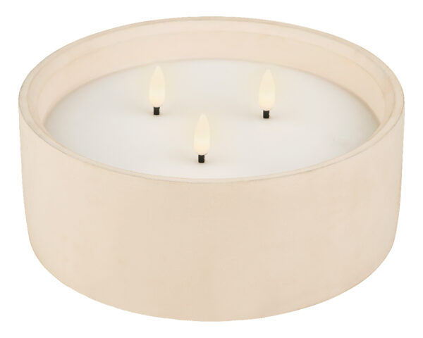 Küünal LED 3 leegiga d20x h8cm soe valge IP44,pat